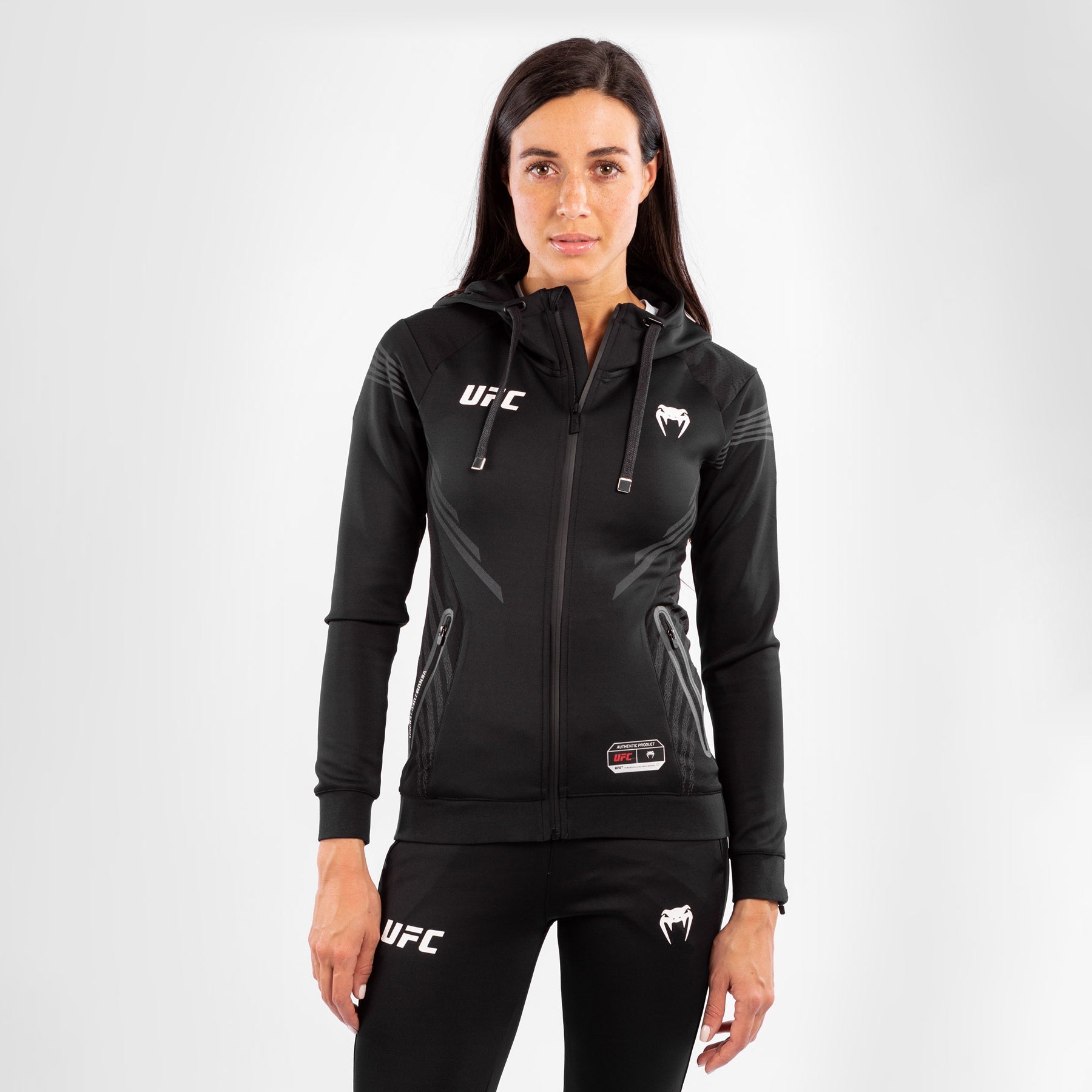 Sweatshirt à Capuche Femme UFC Venum Authentic Fight Night - Noir