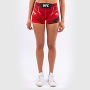 Short de compression pour Femmes UFC Venum Authentic Fight Night - Coupe Courte - Rouge