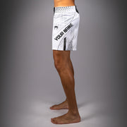 Short de combat coupe courte Homme Personnalisé UFC Zenith by Venum Authentic Fight Night - Blanc