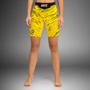 Short de compression pour Femmes UFC Fusion by Venum Authentic Fight Night - Coupe Longue - Jaune