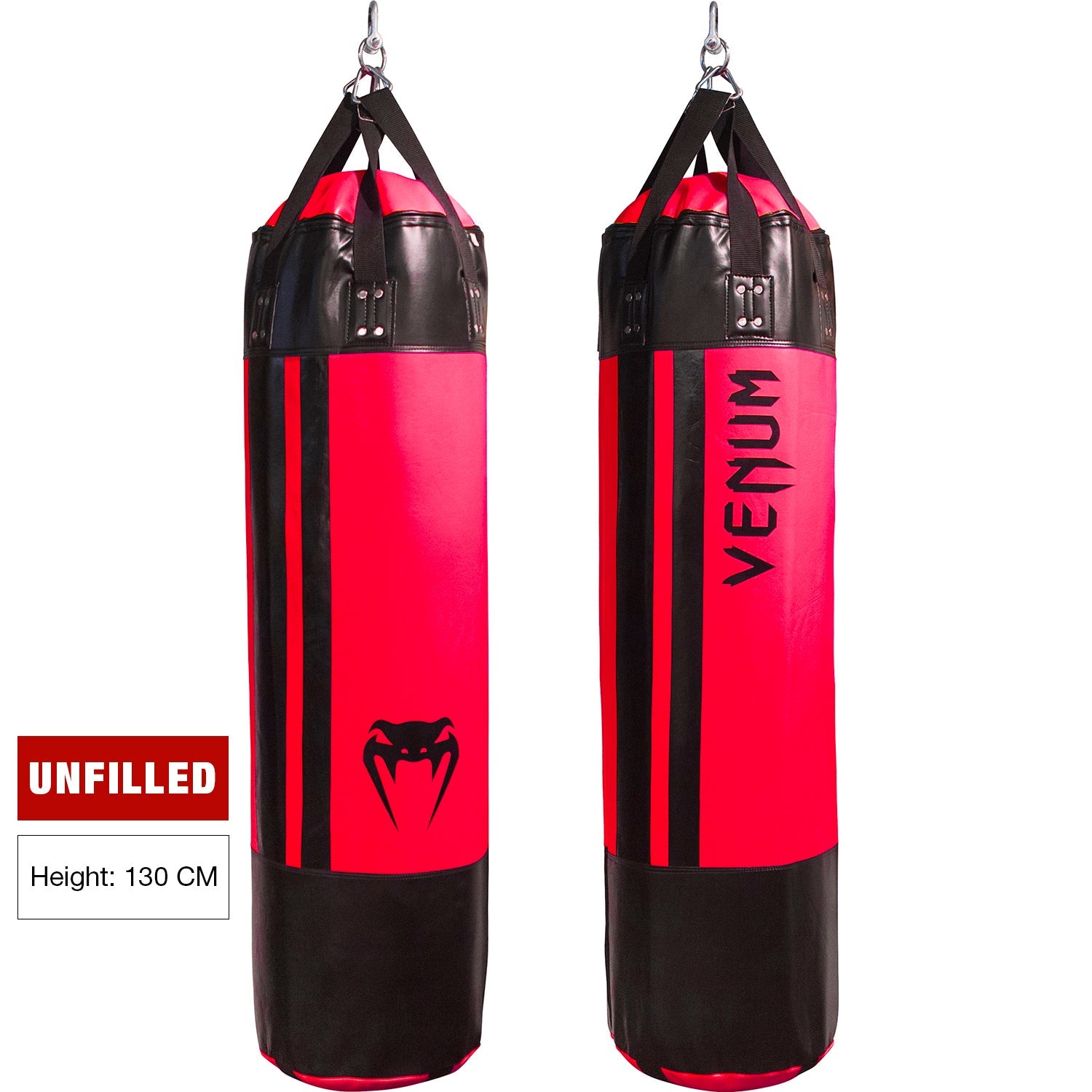 Sac de Frappe Venum "Hurricane" - 130 cm - Vide - Black/Neo Pink