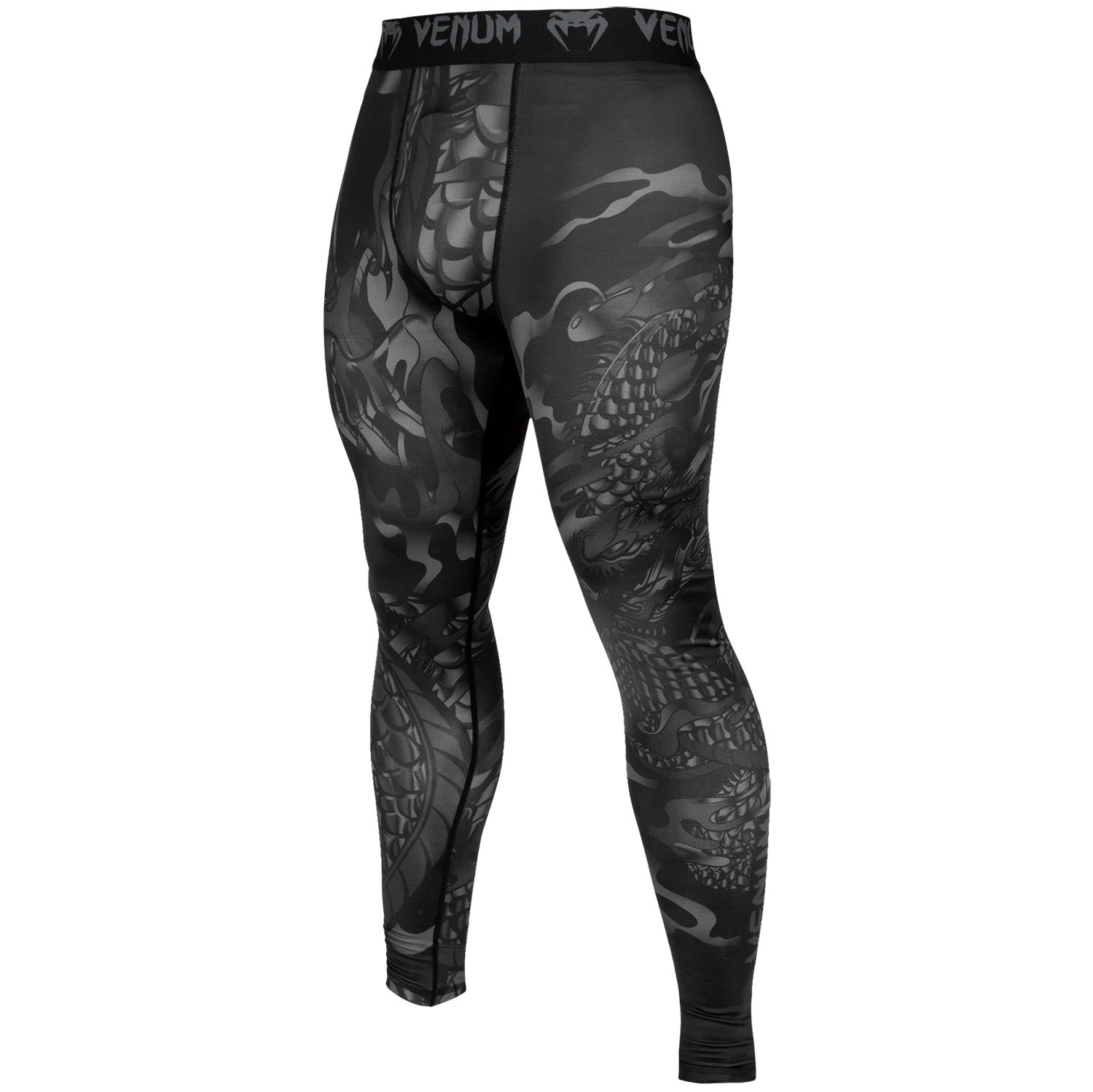 Pantalon de compression Venum Dragon's Flight - Noir/Noir