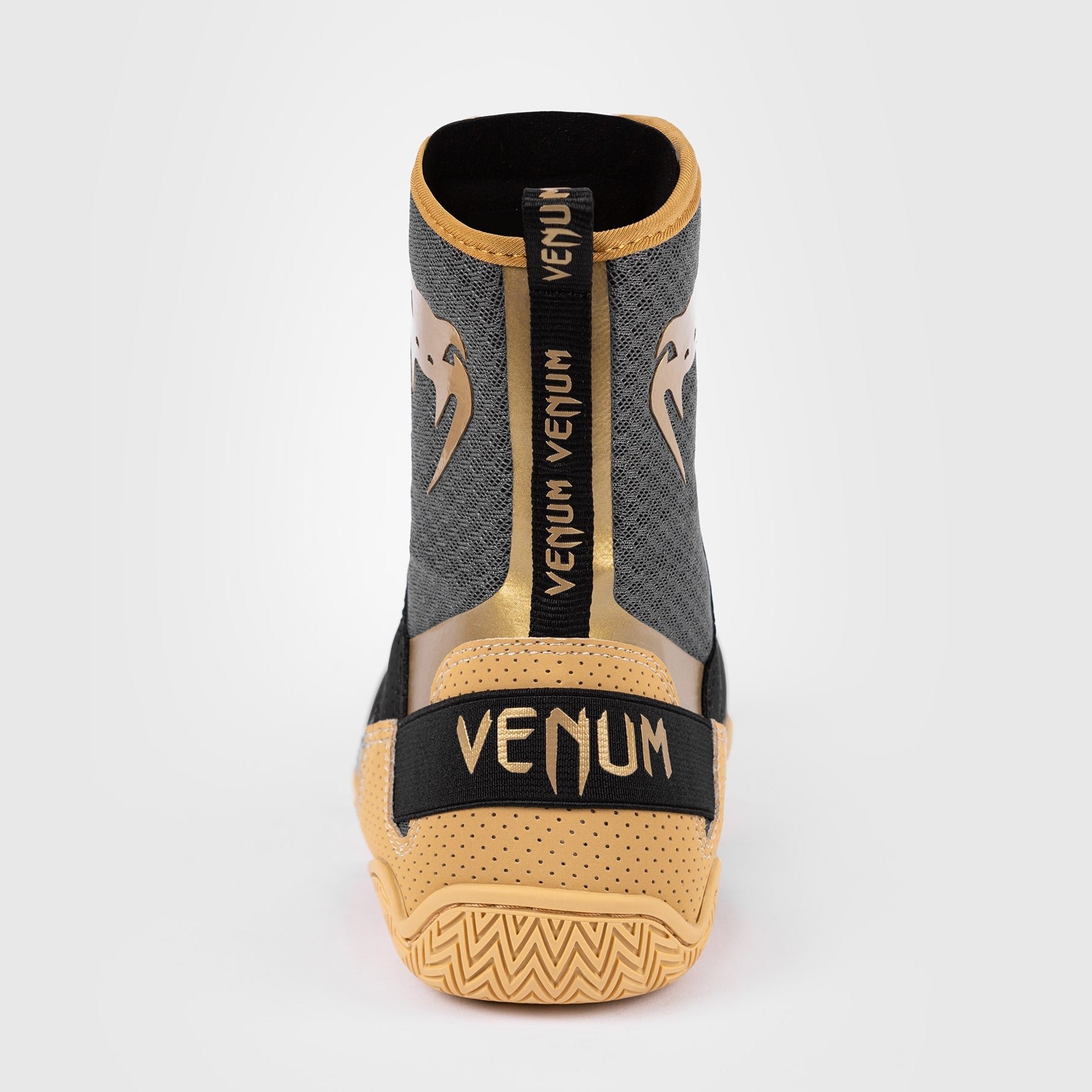 Chaussures de boxe Venum Elite - Noir/Beige