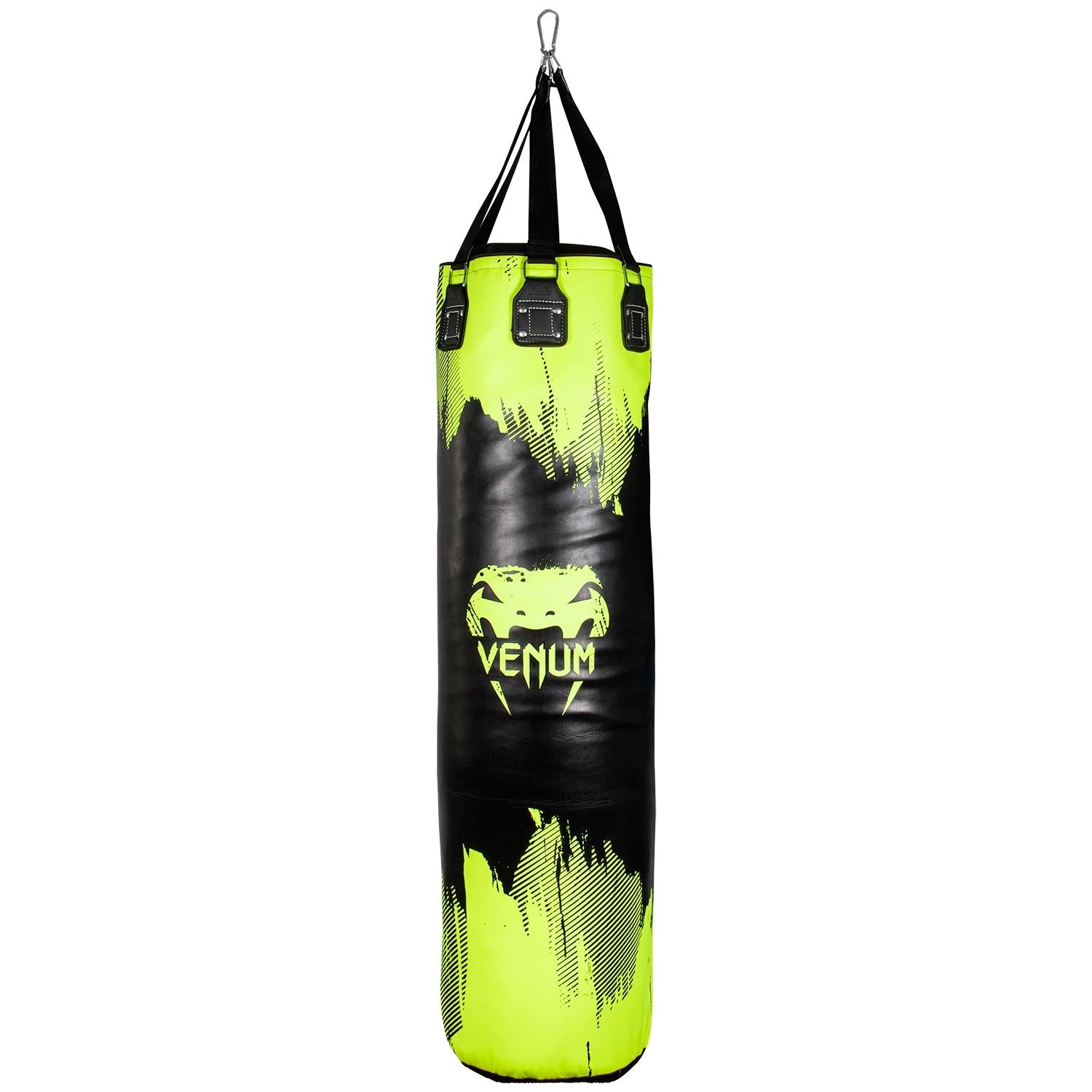 Sac de frappe Venum Hurricane 2.0 - Plein - 130 cm - Jaune fluo/Noir