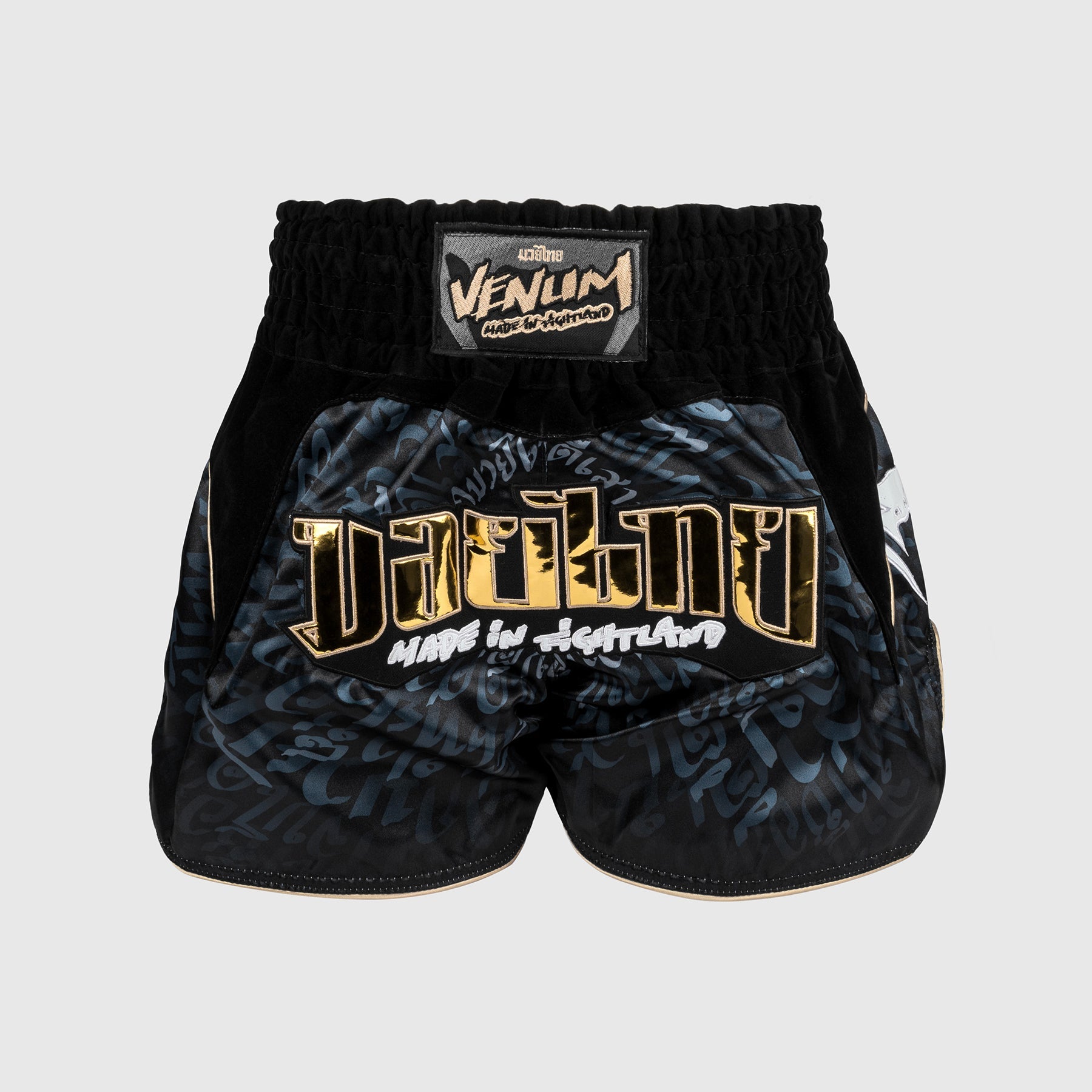 Short de Muay Thai Venum Attack - Noir/Gris