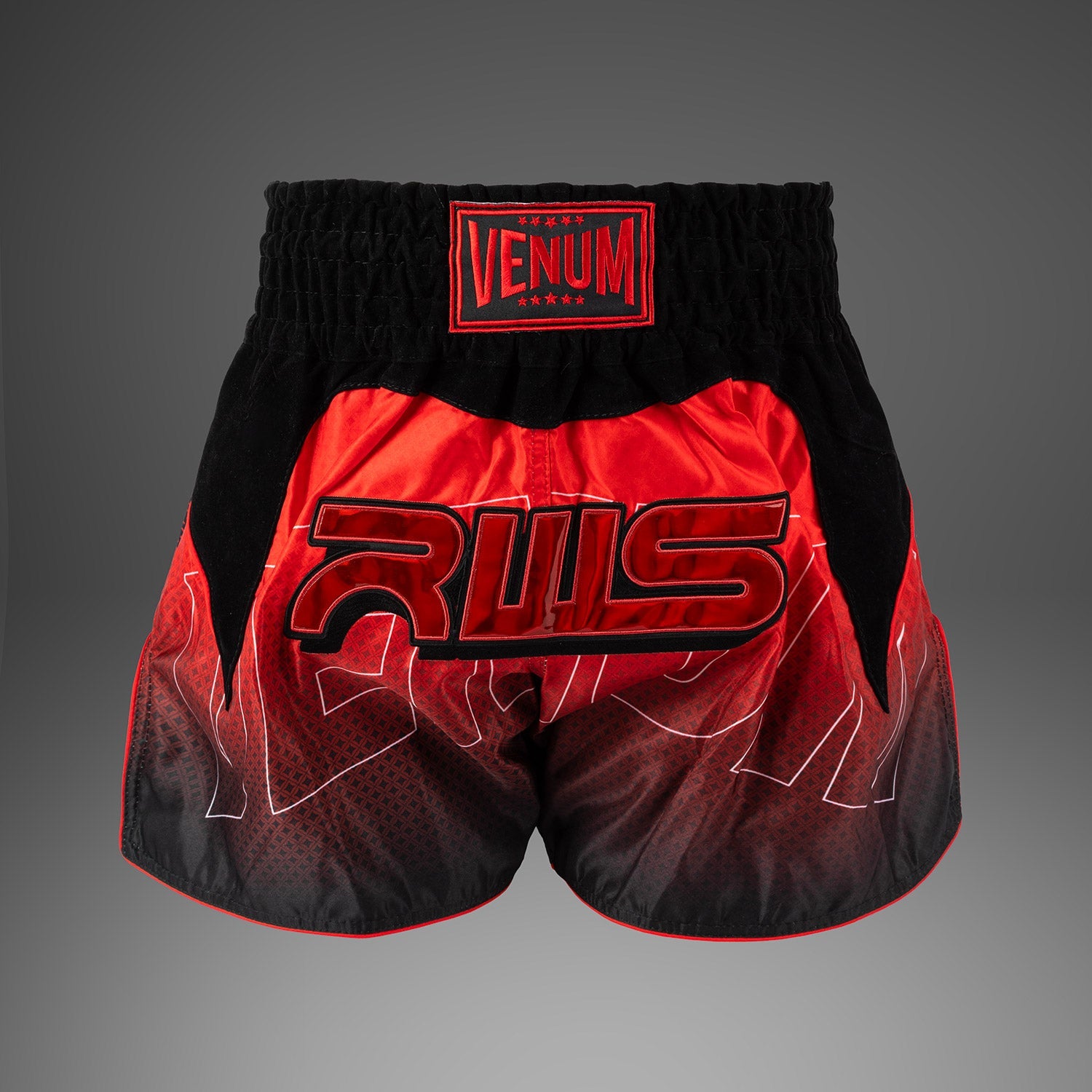 Short de Muay Thai Venum x RWS 2.0 – Noir/Rouge
