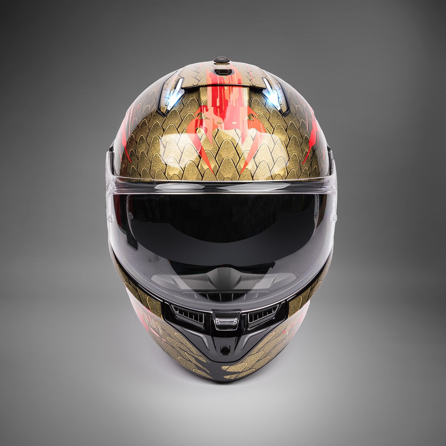 Casque de moto Venum x Shark SKWAL i3 - Rouge/Or