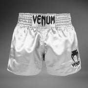 Short de Muay Thai Venum Classic - Argent/Noir