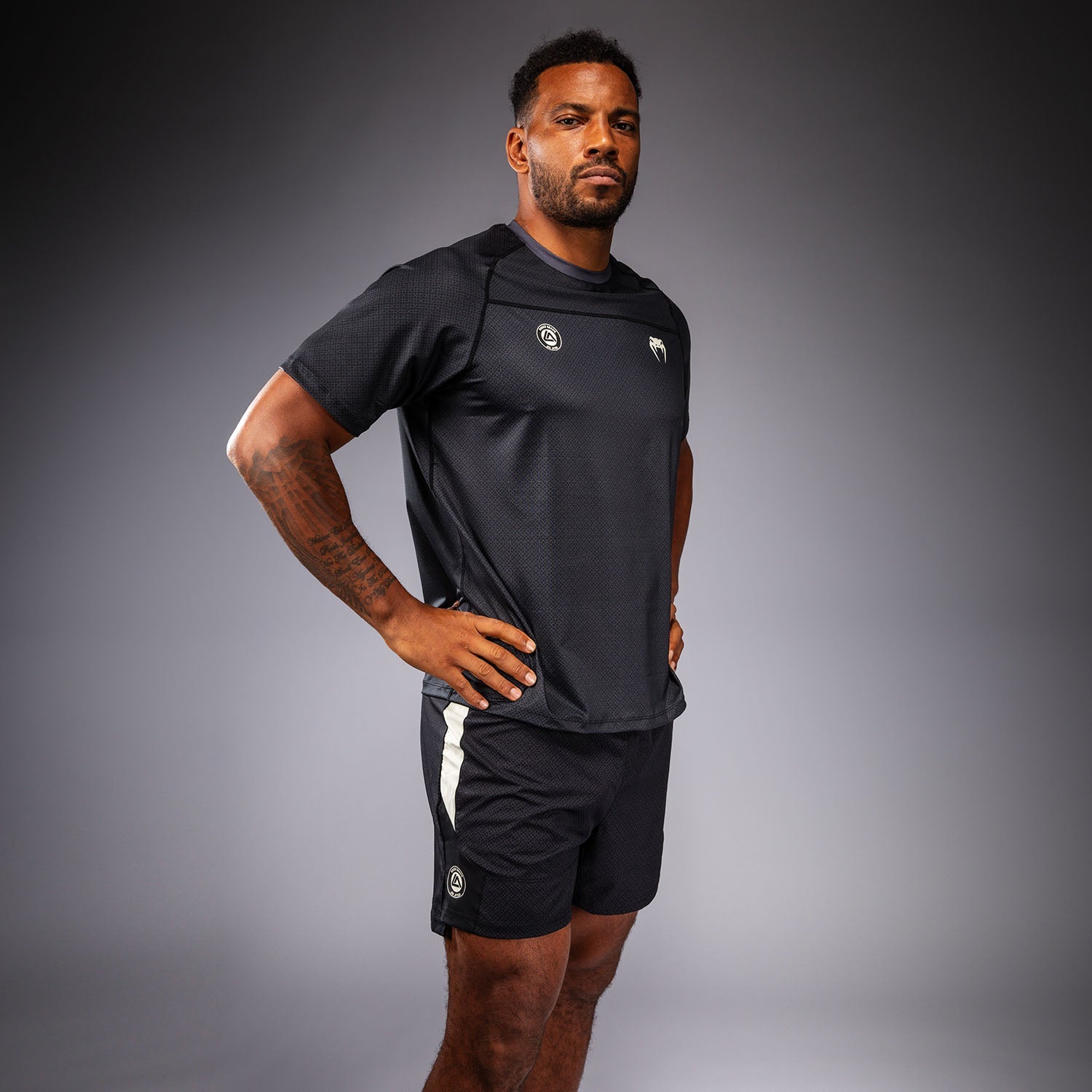 T-shirt Dry Tech Venum x Roger Gracie Academy - Noir