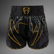 Short de Muay Thai Venum Serpenti – Noir/Argent/Or