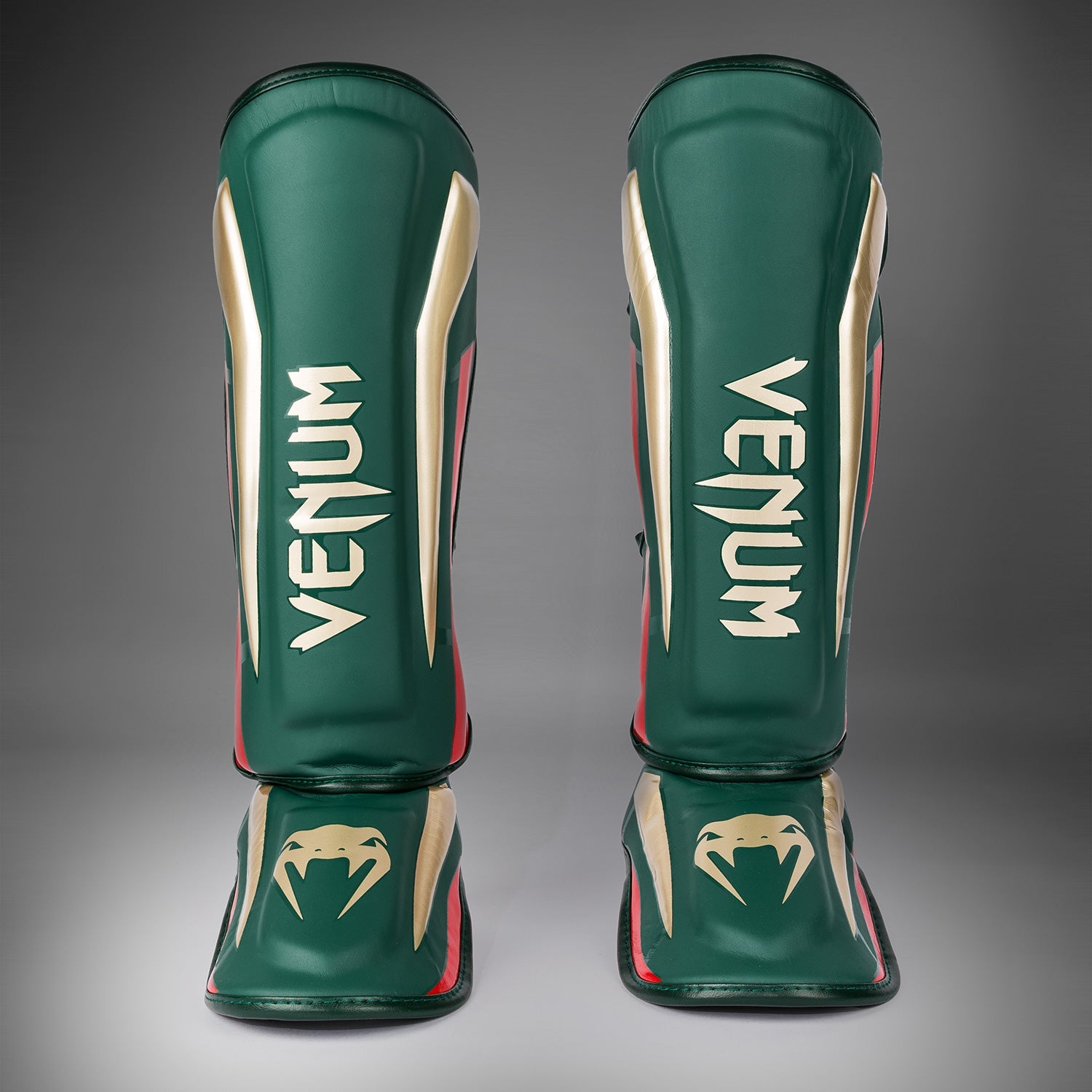 Protège-tibias Venum Elite - Edition Spéciale - Vert