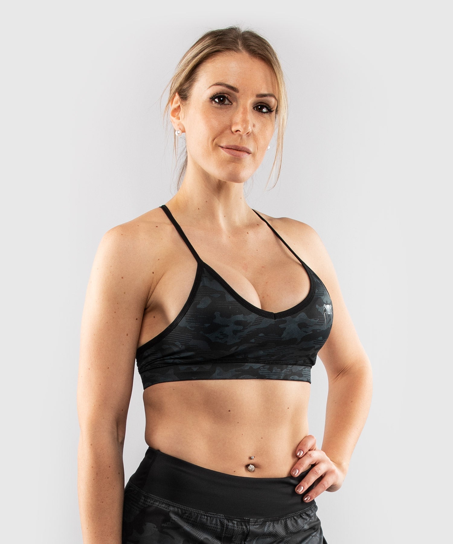 Brassières Venum Defender – pour femmes - Noir/Noir