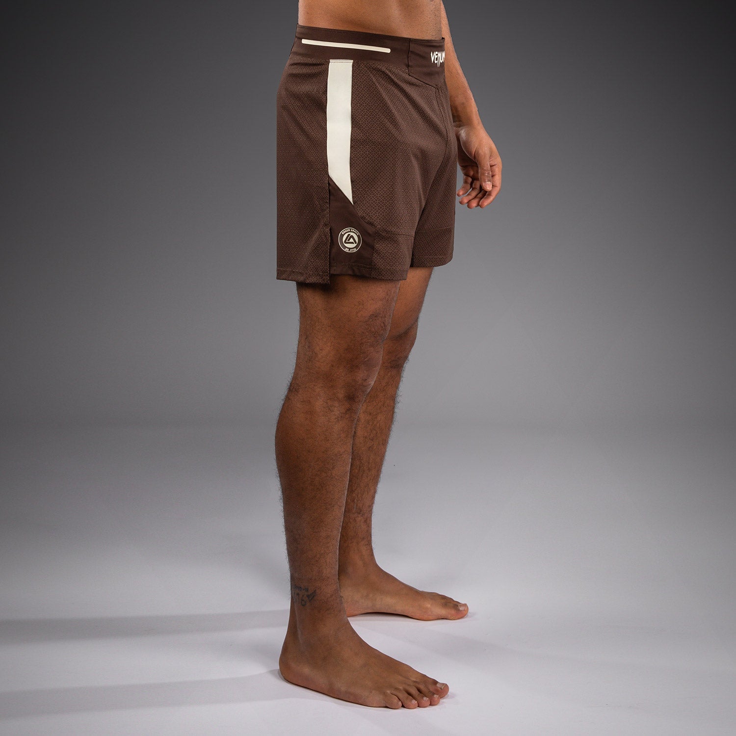 Short de Combat Venum x Roger Gracie Academy - Marron Foncé