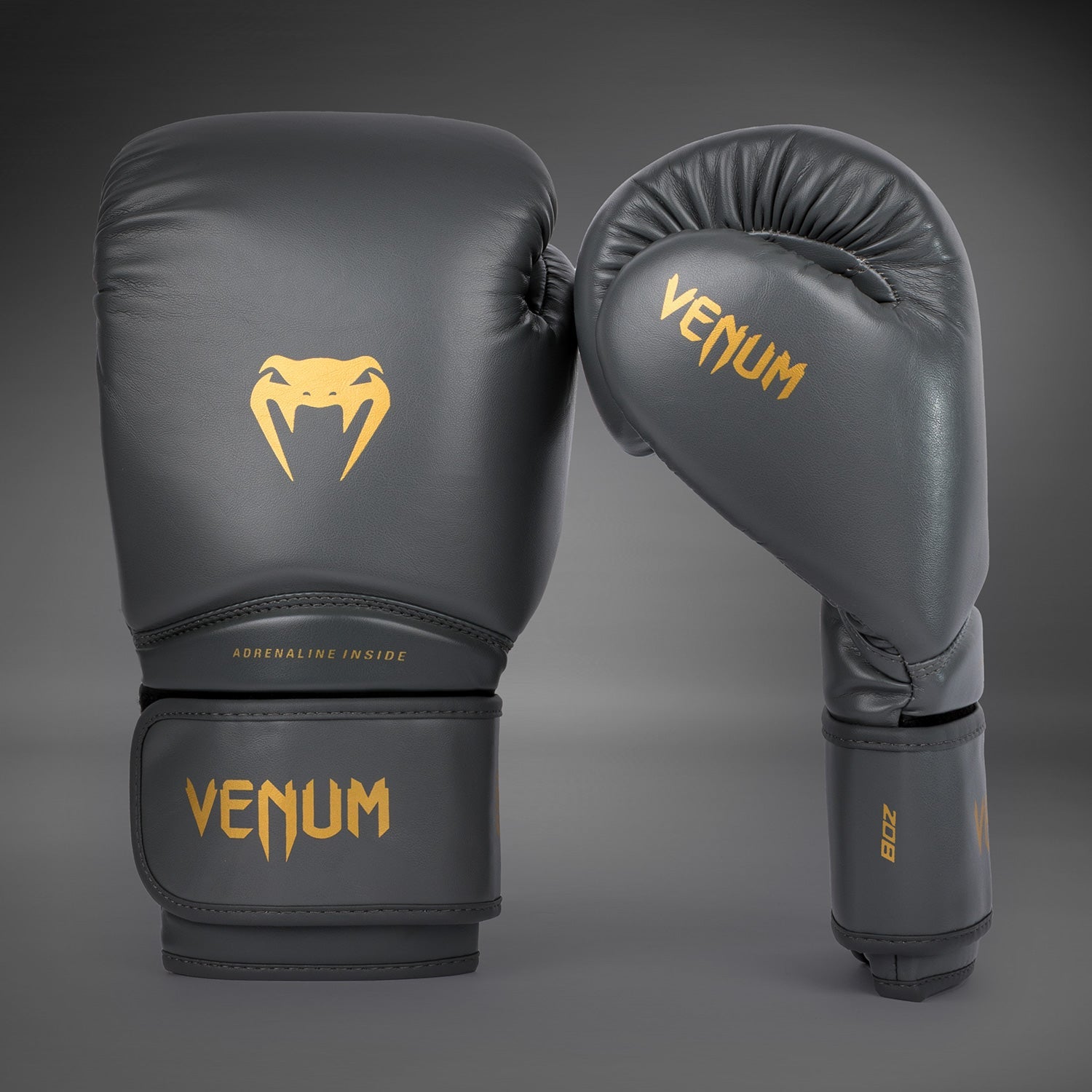 Gants de boxe Venum Contender 1.5 pour enfants - Graphite/Or