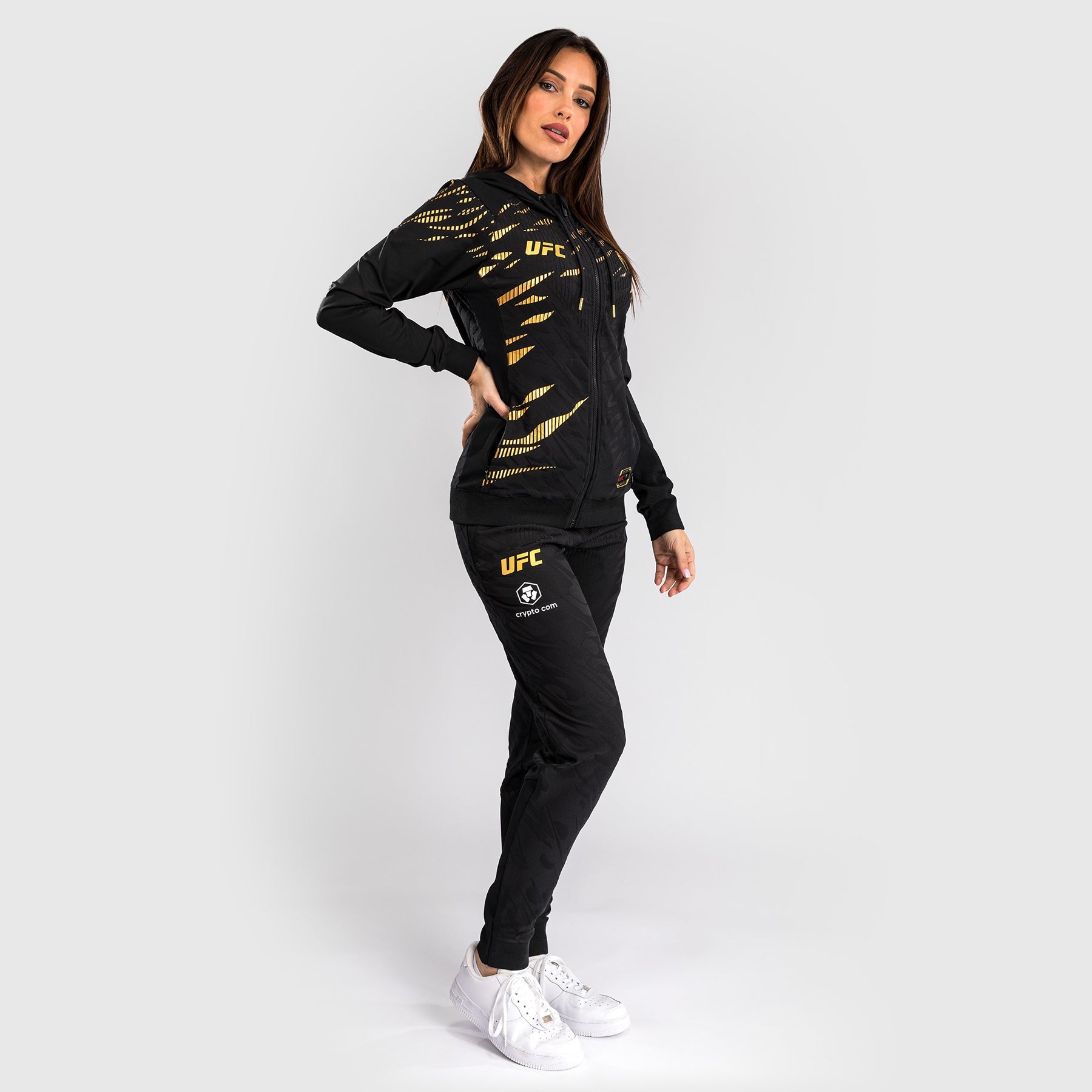 Sweatshirt à Capuche pour Femmes UFC Fusion by Venum Personnalisé Authentic Fight Night - Champion