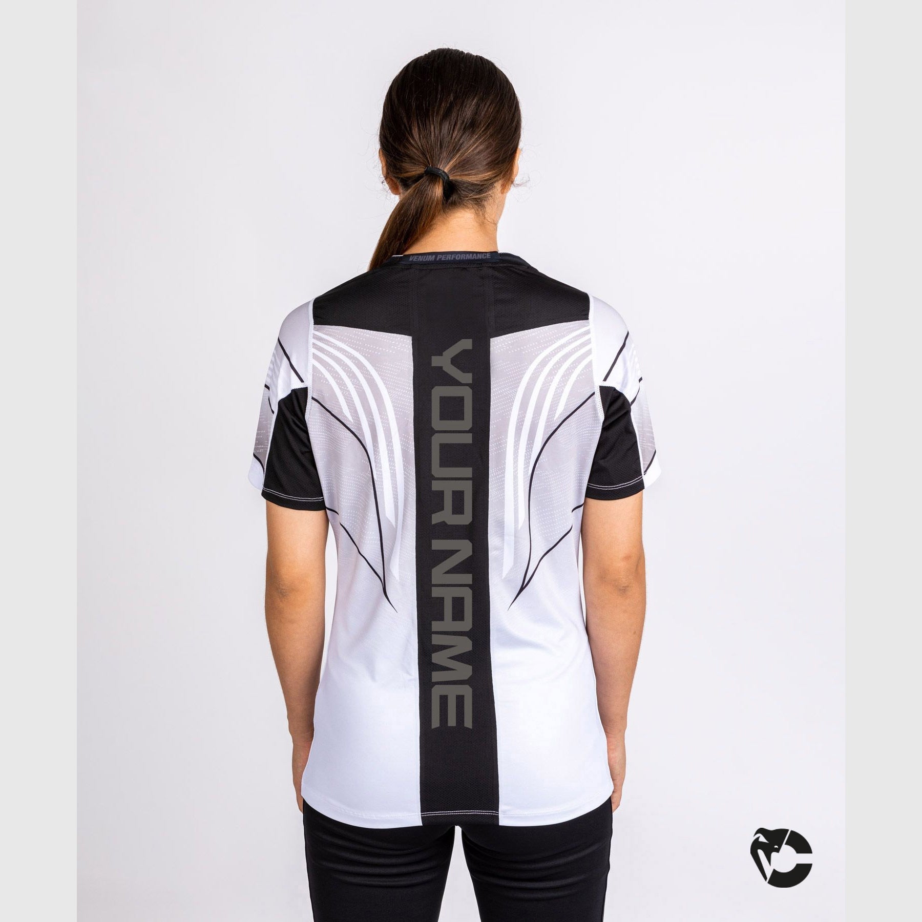 T-shirt Technique Femme Personnalisé UFC Venum Authentic Fight Night 2.0 - Blanc