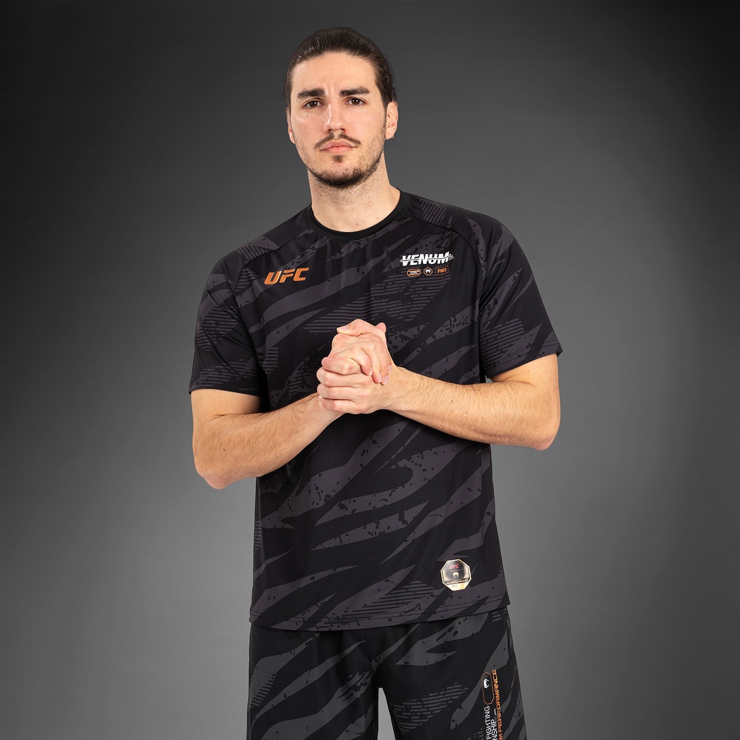 T-Shirt Dry-Tech pour Hommes UFC Adrenaline by Venum Fight Week - Urban Camo