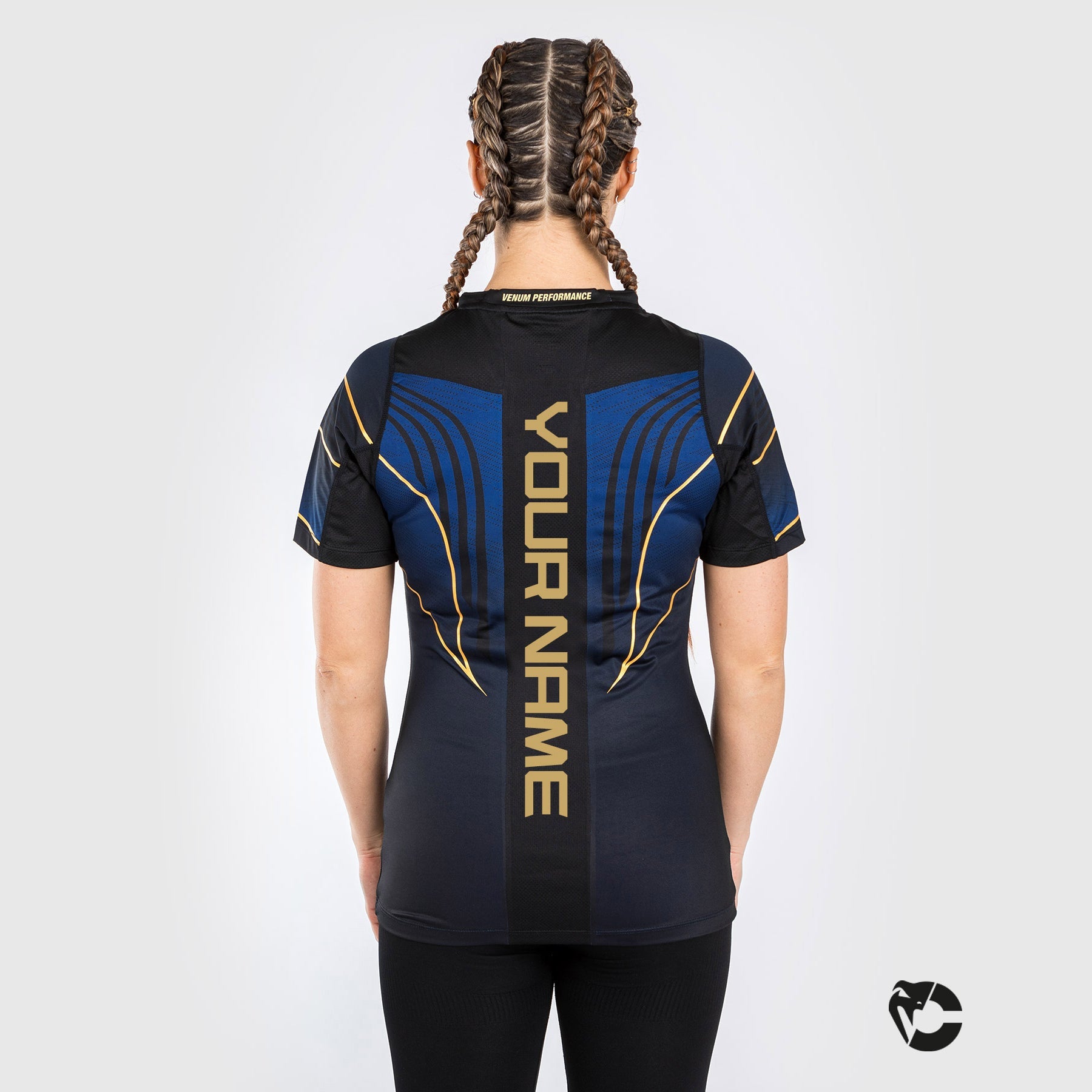 T-shirt Technique Femme Personnalisé UFC Venum Authentic Fight Night 2.0 - Midnight Edition - Champion