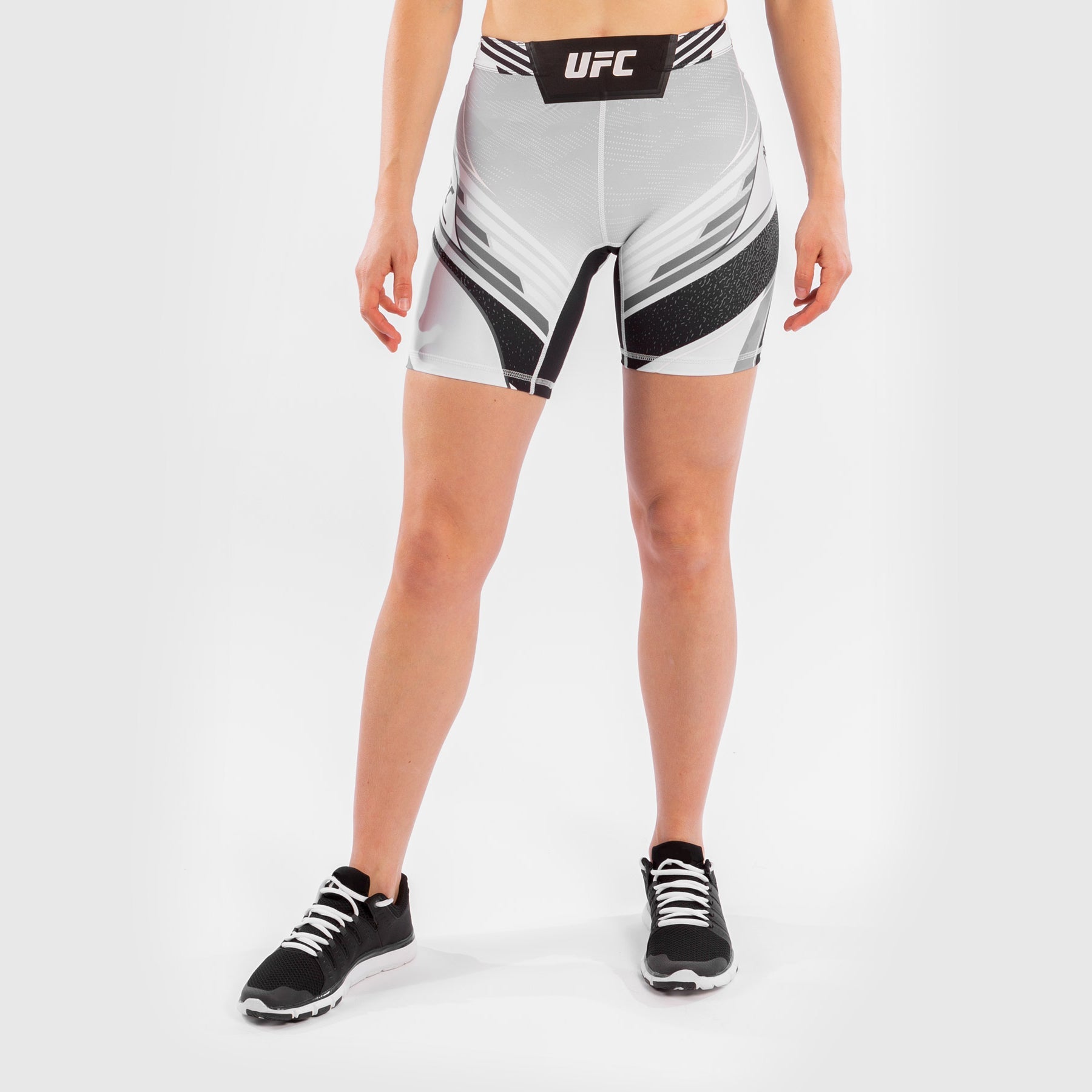 Short de compression pour Femmes UFC Venum Authentic Fight Night - Coupe Longue - Blanc