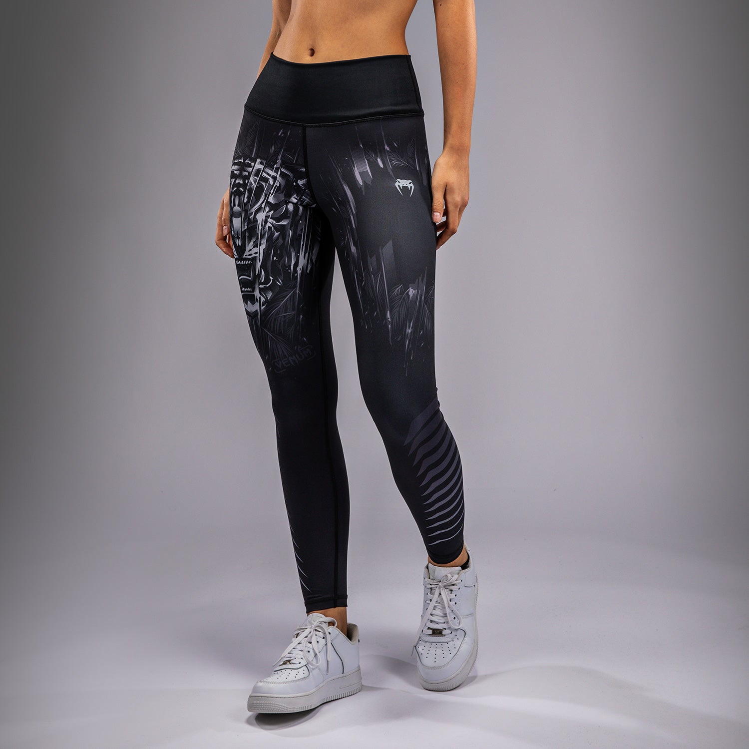 Legging Venum Tiger pour Femmes - Noir/Argent