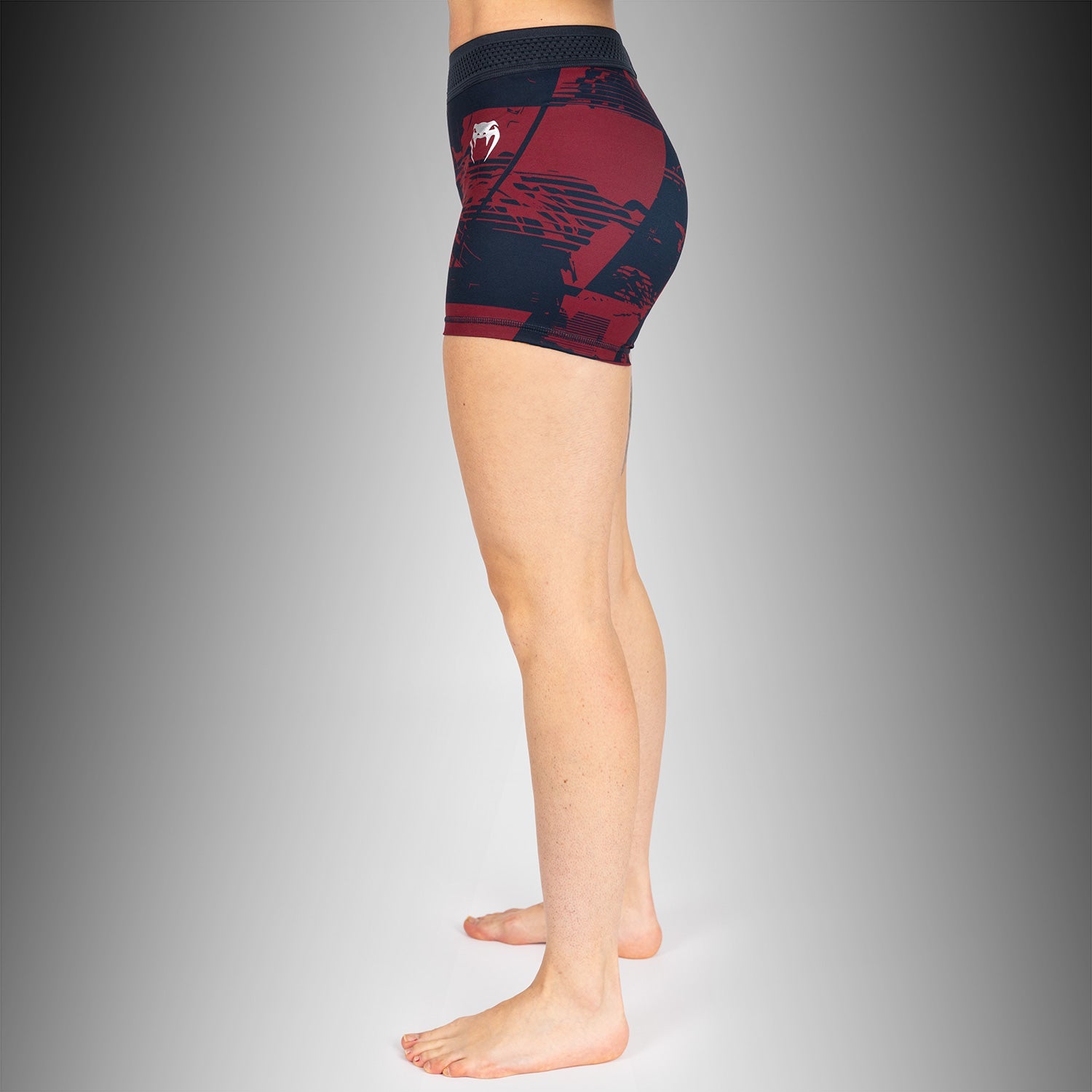 Short de compression Performance Femme UFC Zenith by Venum Authentic Fight Week - Bleu marine/Bordeaux/Argent