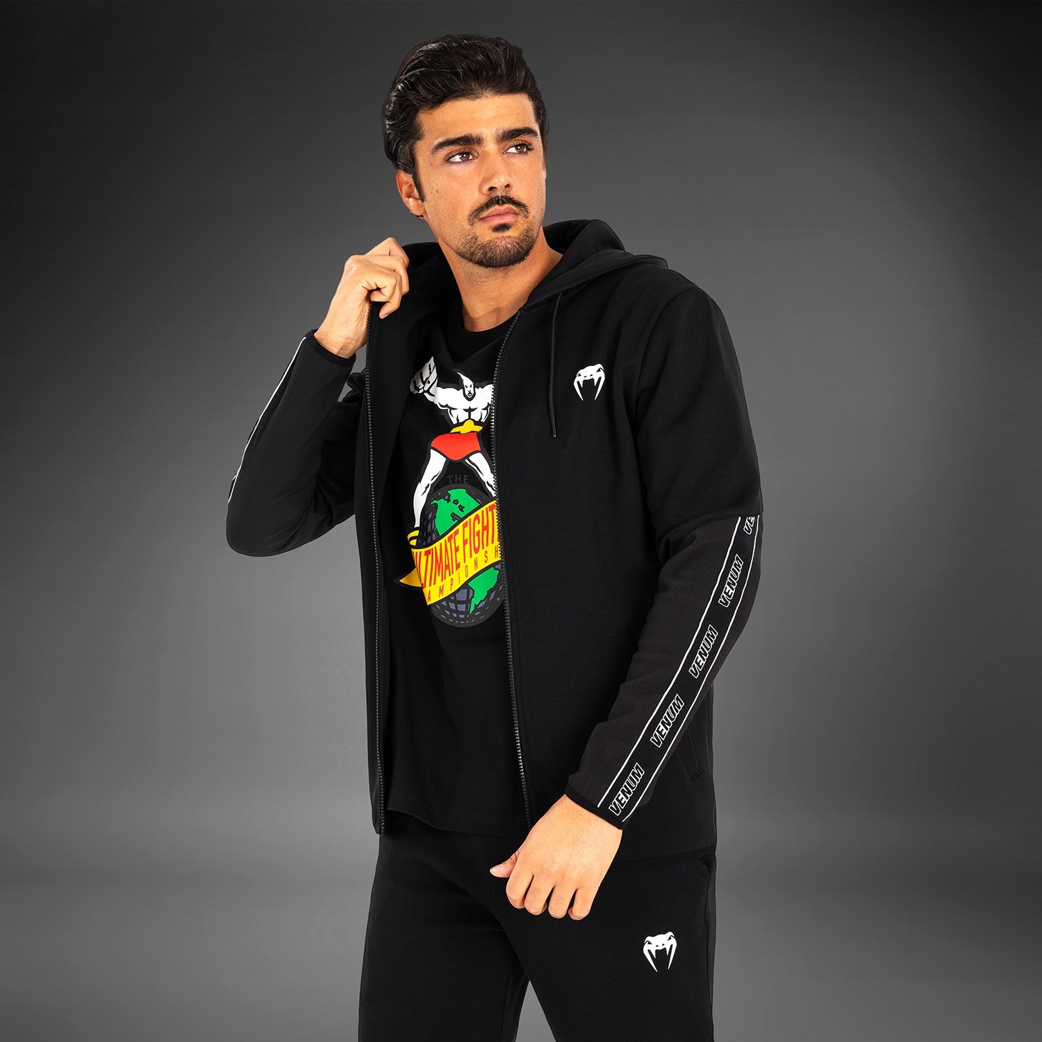 Sweat à capuche pour Hommes Venum Contender 4.0 - Noir