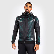 Veste à capuche pour Hommes UFC Adrenaline by Venum Authentic Fight Night - Emerald Edition - Vert/Noir