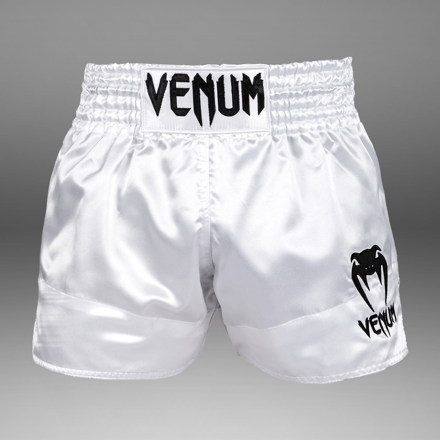 Short de Muay Thai Venum Classic - Blanc/Noir
