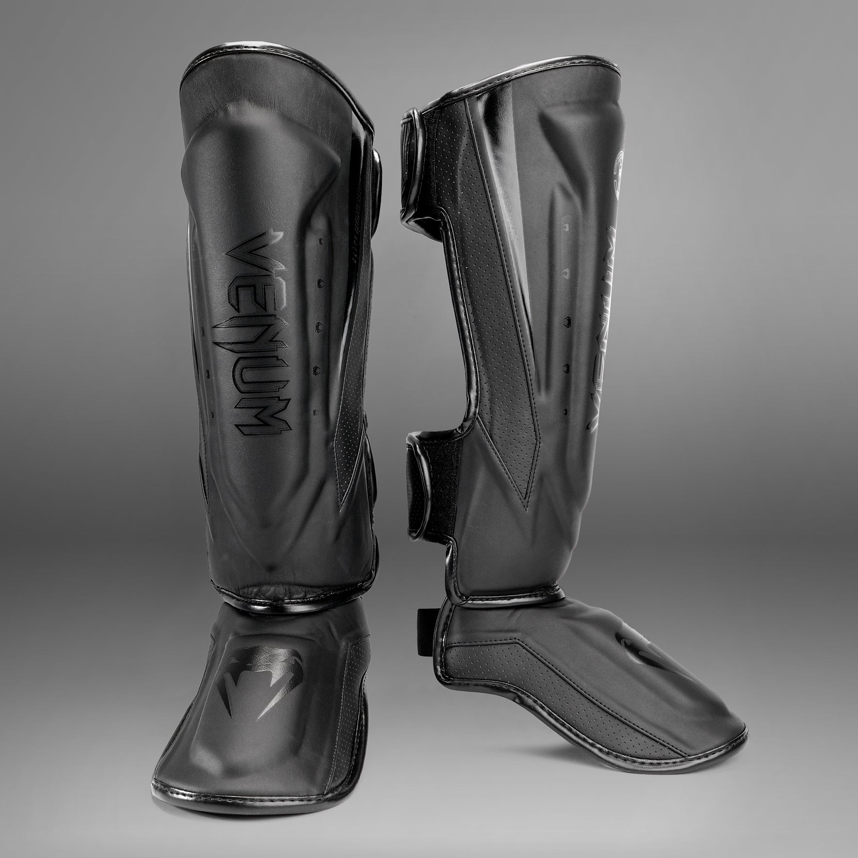 Protège-Tibias Venum Elite Evo - Noir/Noir