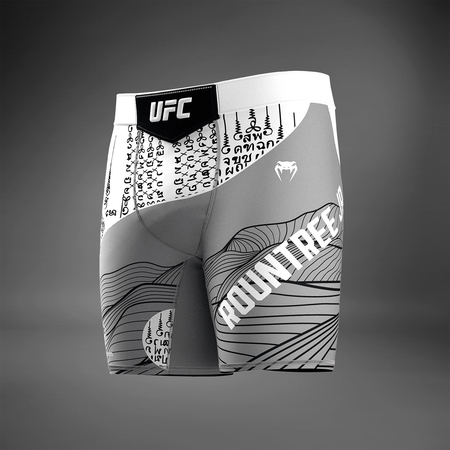 Short de compression UFC Unrivaled by Venum Khalil Rountree Jr - Gris