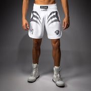 Short de Boxe Venum x Mike Tyson Tiger - Blanc Optique/Noir Profond