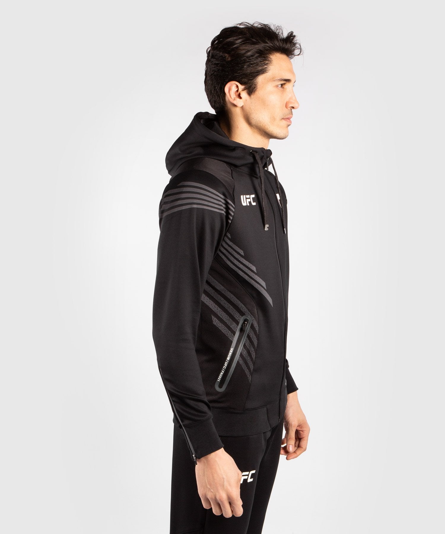 Sweatshirt à Capuche Fighters Homme UFC Venum Authentic Fight Night - Noir