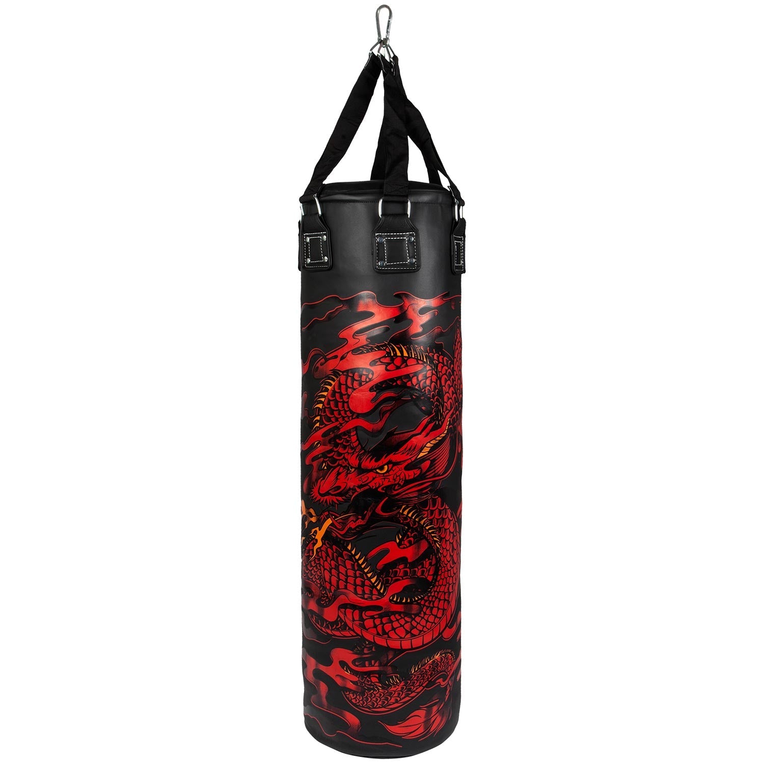 Sac de frappe Venum Dragon's Flight - Noir/Rouge - Plein - 170 cm