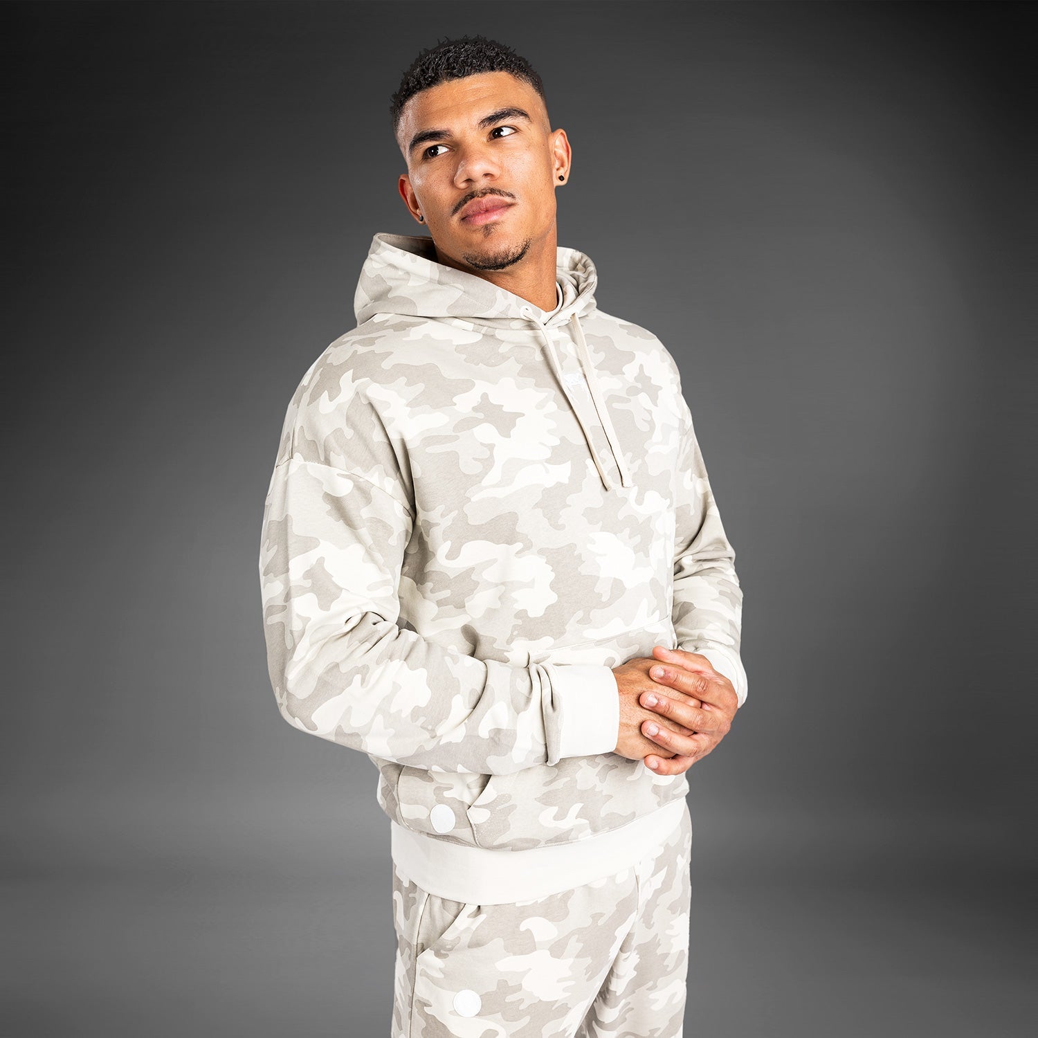 Sweat À Capuche pour Hommes Venum Vortex XL - Camouflage Sable
