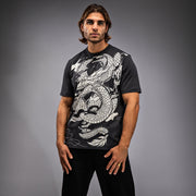 T-shirt Venum Dragon’s Flight - Gris Charbon/Blanc Crème