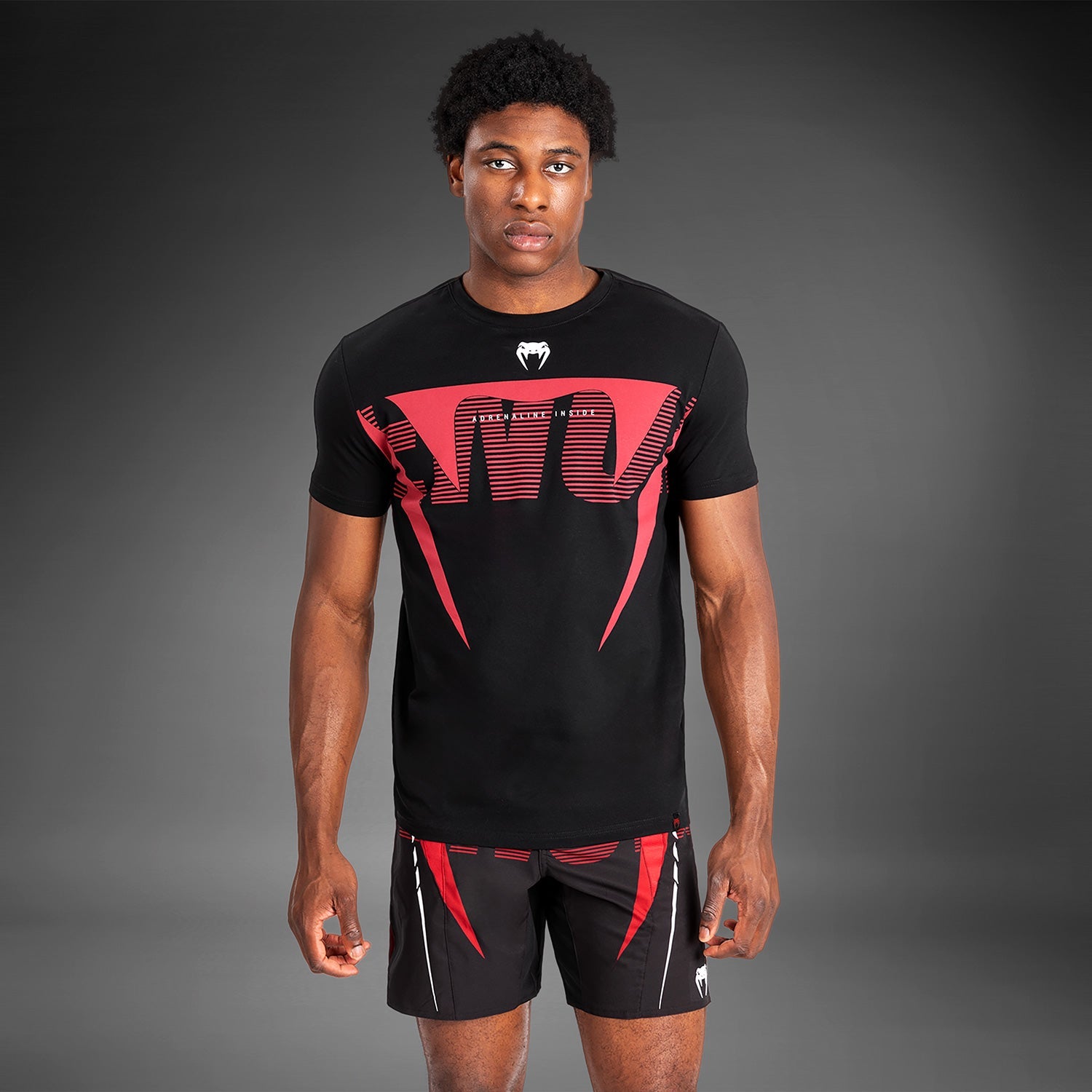 T-Shirt À Manches Courtes pour Hommes Venum Adrenaline - Red