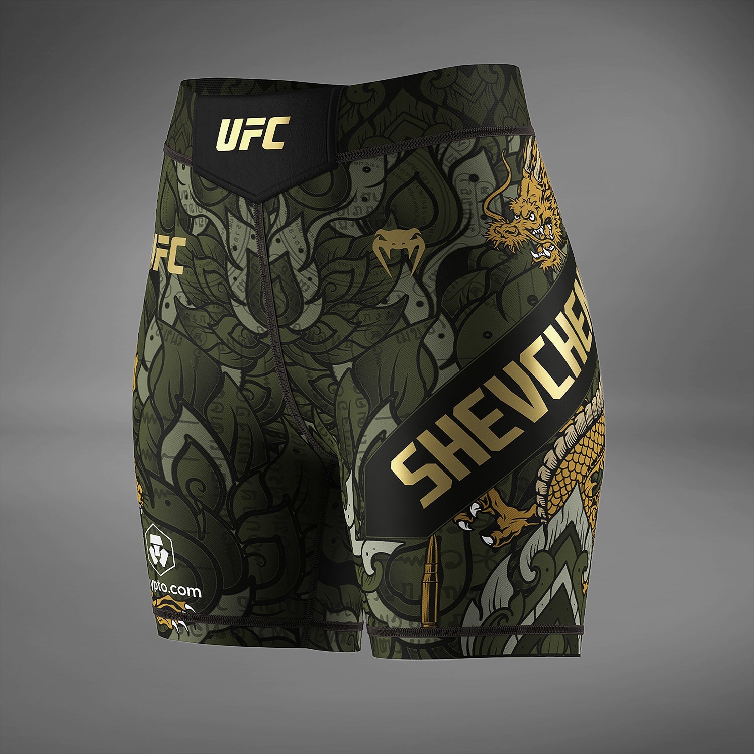 Short de compression pour Femmes UFC Unrivaled by Venum Valentina Shevchenko - Vert