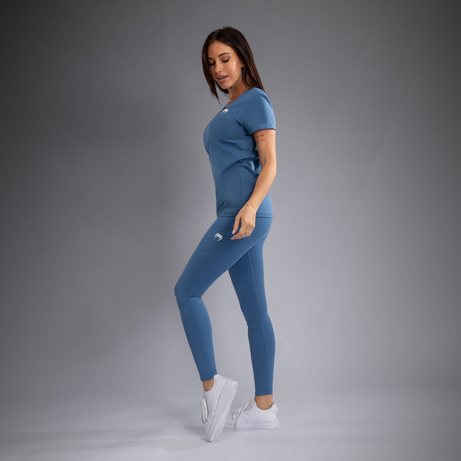 T-Shirt Venum Essential pour Femmes - Bleu Tempête