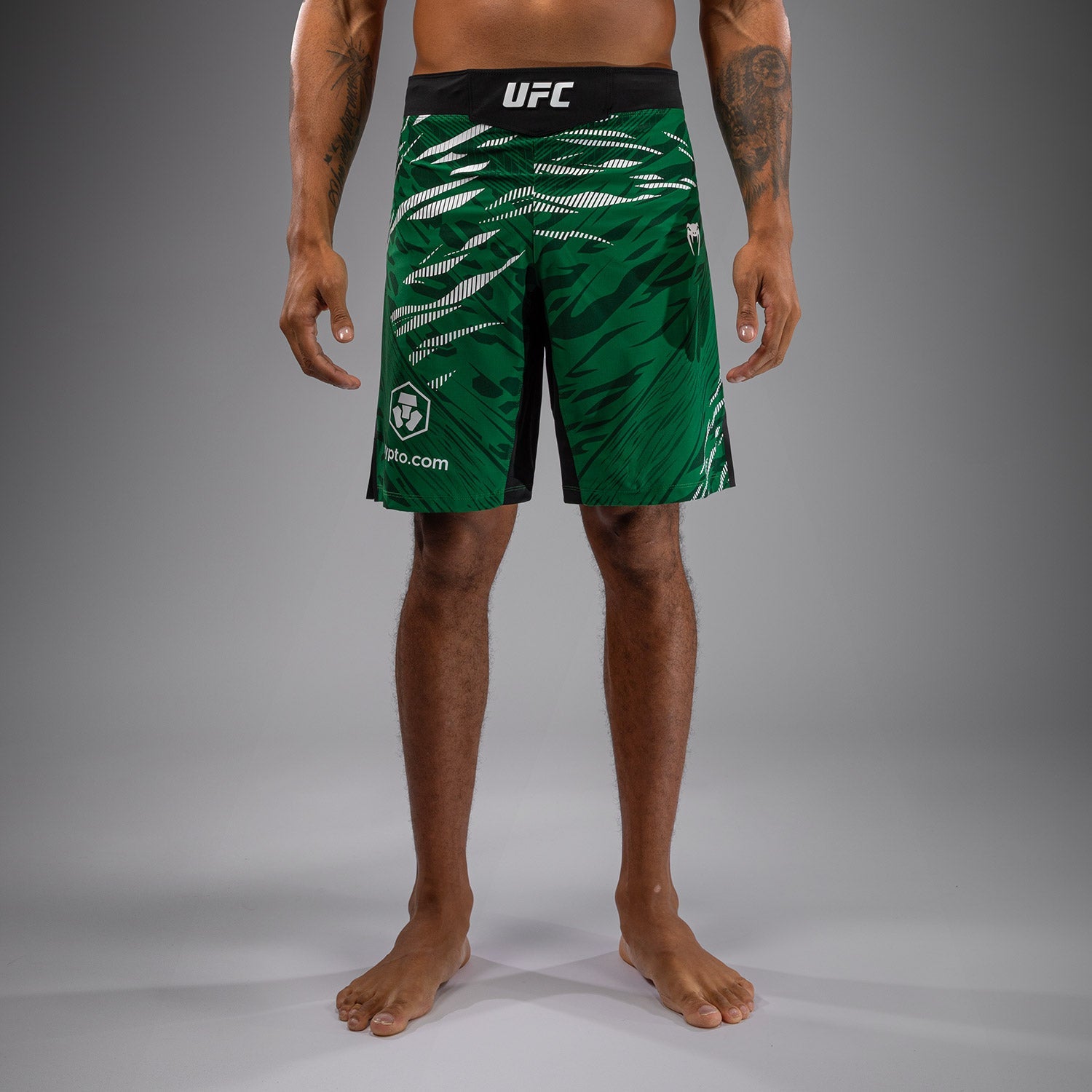 Shorts de Combat pour Hommes UFC Fusion by Venum Authentic Fight Night - Coupe Longue - Vert