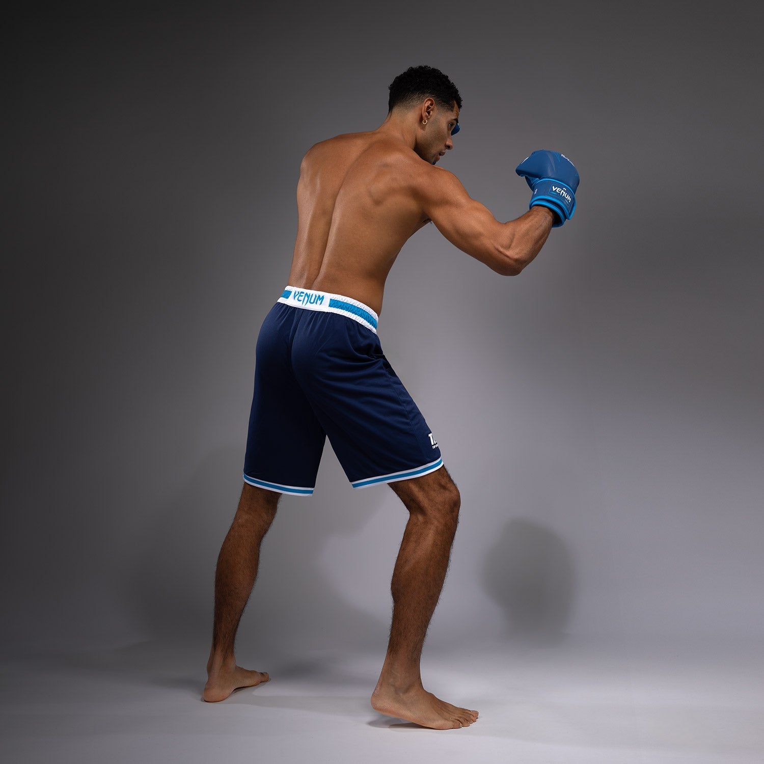 Short de Basket Venum x Top Rank Original pour Hommes - Bleu Marine