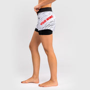 Shorts de Combat pour Femmes UFC Fusion by Venum Personnalisé Authentic Fight Night - Blanc