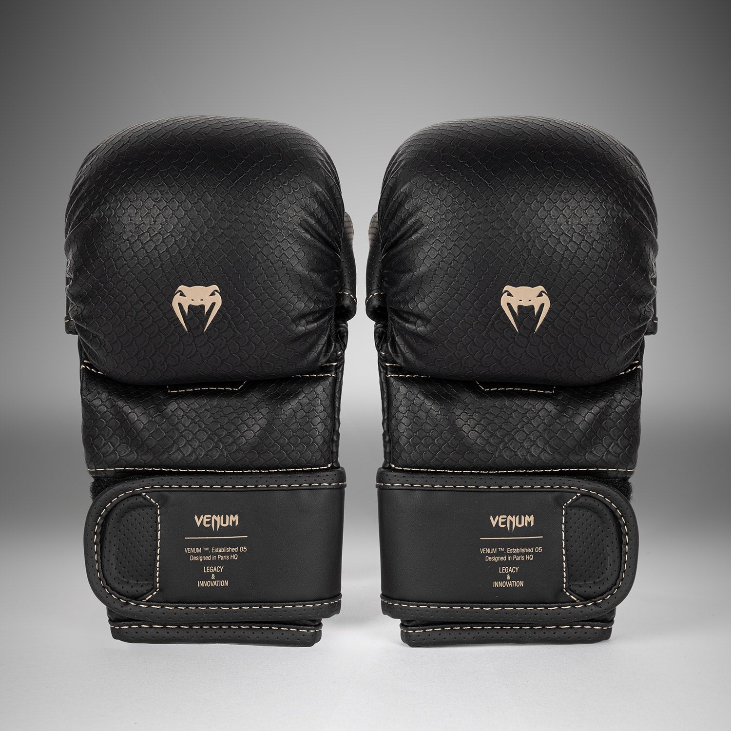 Gants de Sparring MMA Venum Impact Evo Scales – Noir