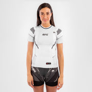 T-shirt de compression Femme UFC Venum Authentic Fight Night - Blanc