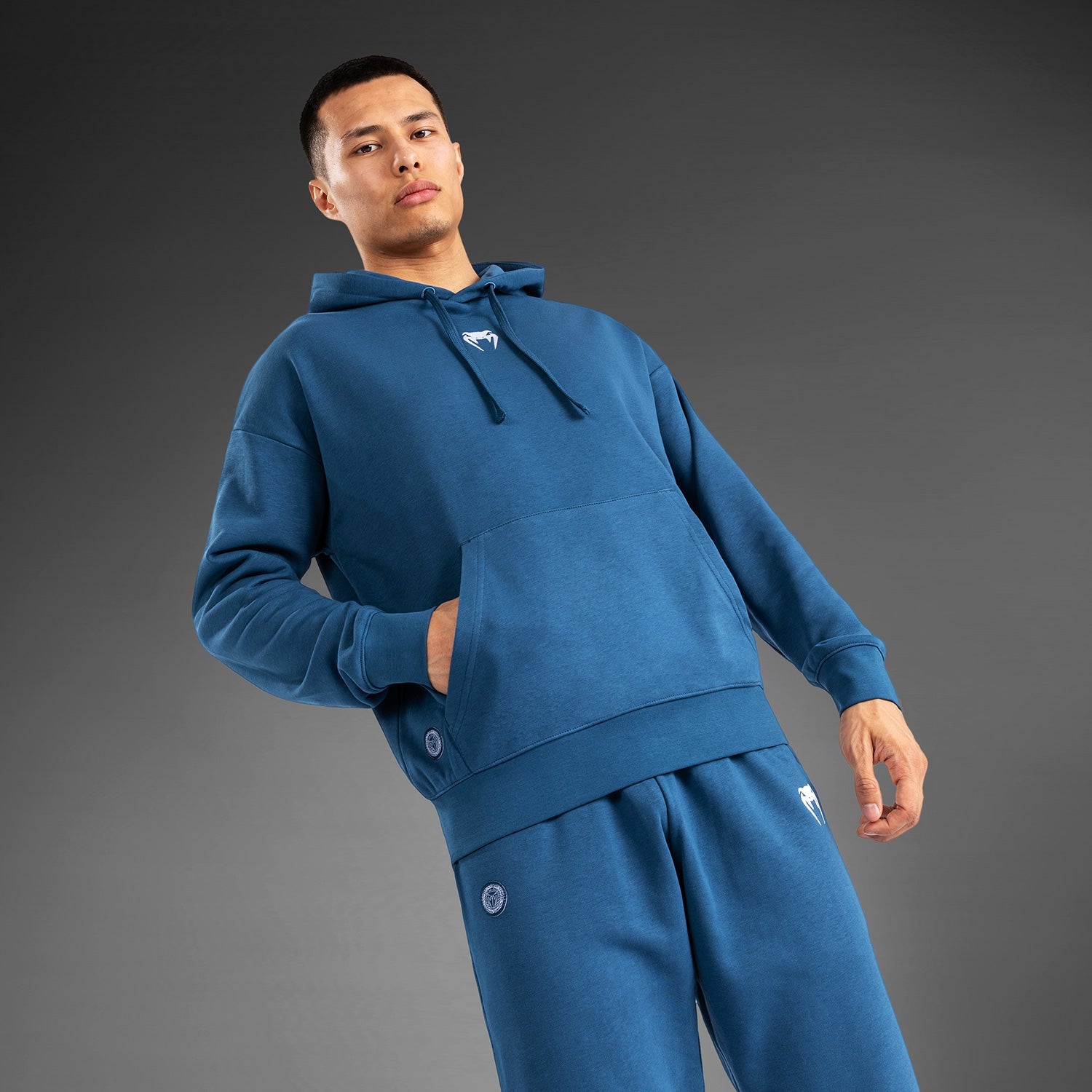 Sweat À Capuche pour Hommes Venum Vortex XL - Bleu Marine
