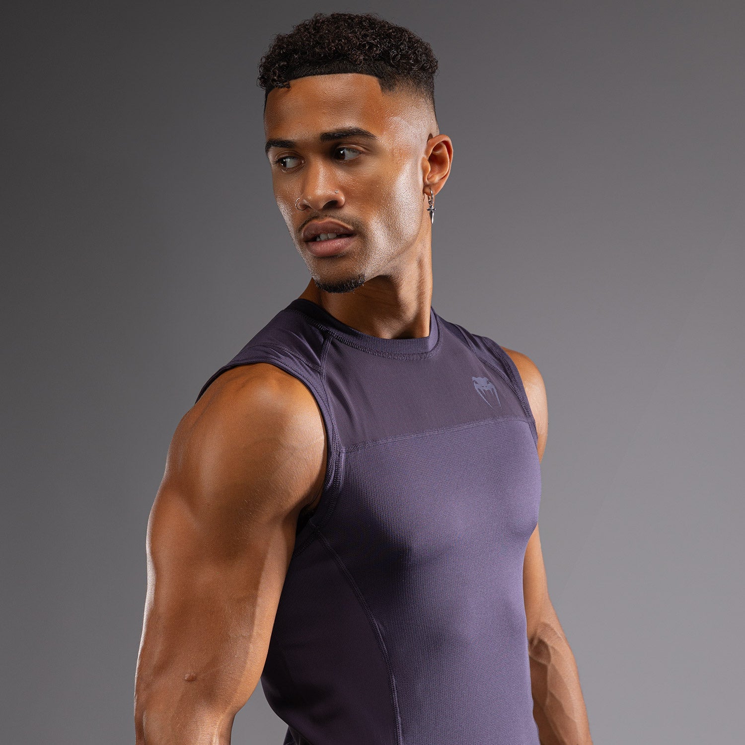 Rashguard sans Manches Venum G-Fit Air pour Hommes - Violet Intense