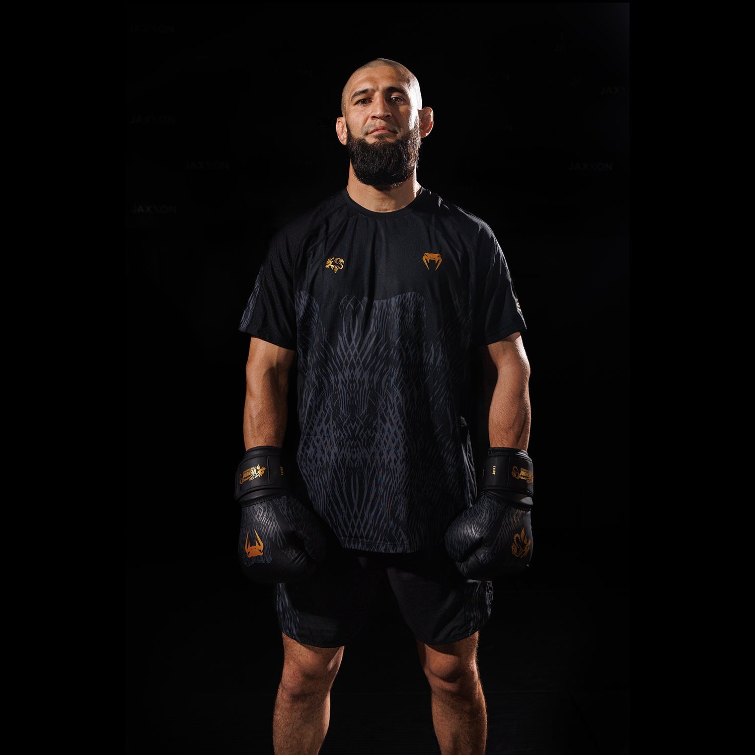 T-shirt Dry-Tech Venum x Chimaev - Noir/Gris