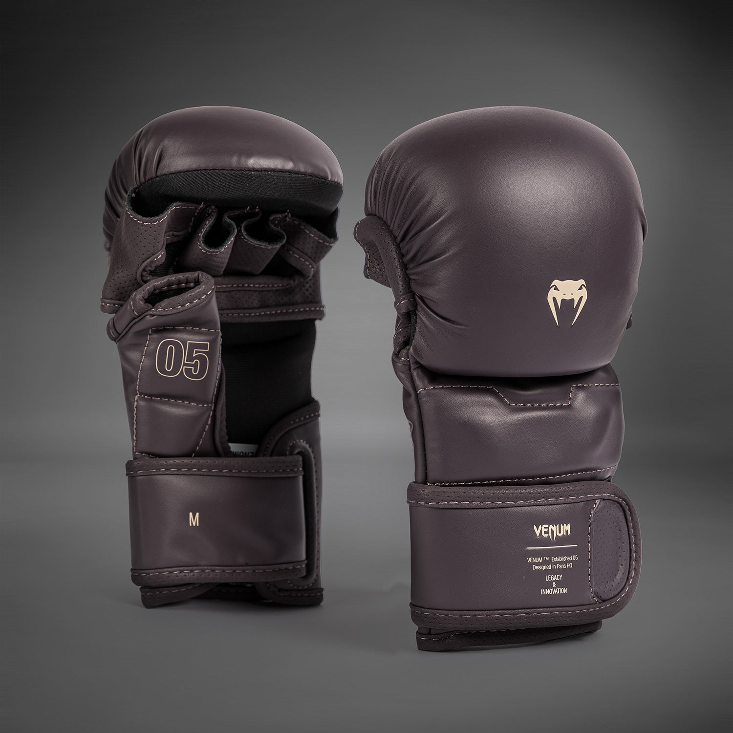 Gants de Sparring MMA Venum Impact Evo - Chocolat