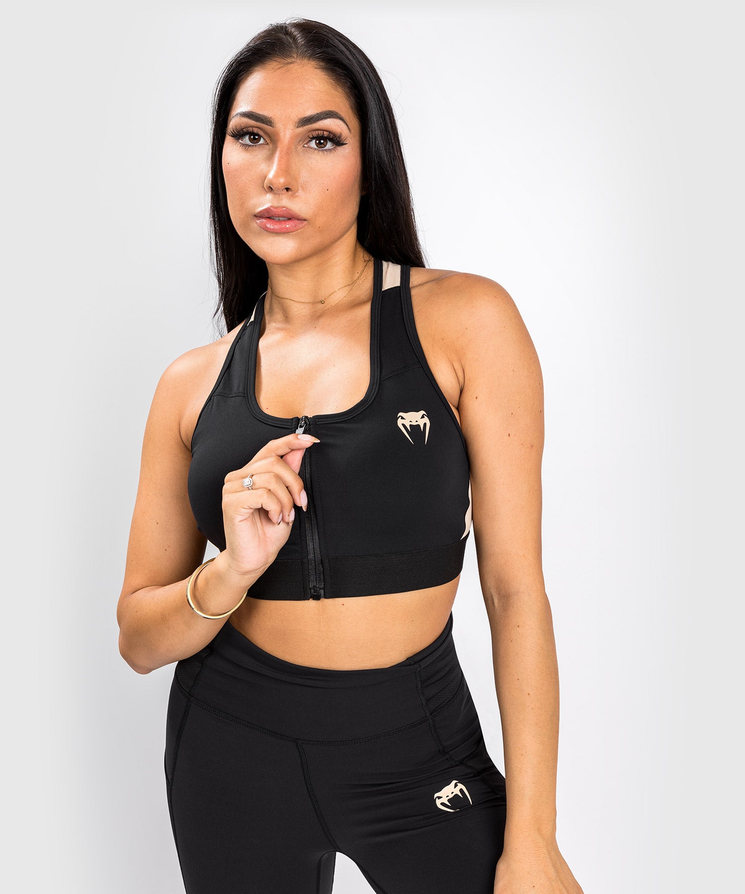 Brassière De Sport Venum Moto - Noir/Sable