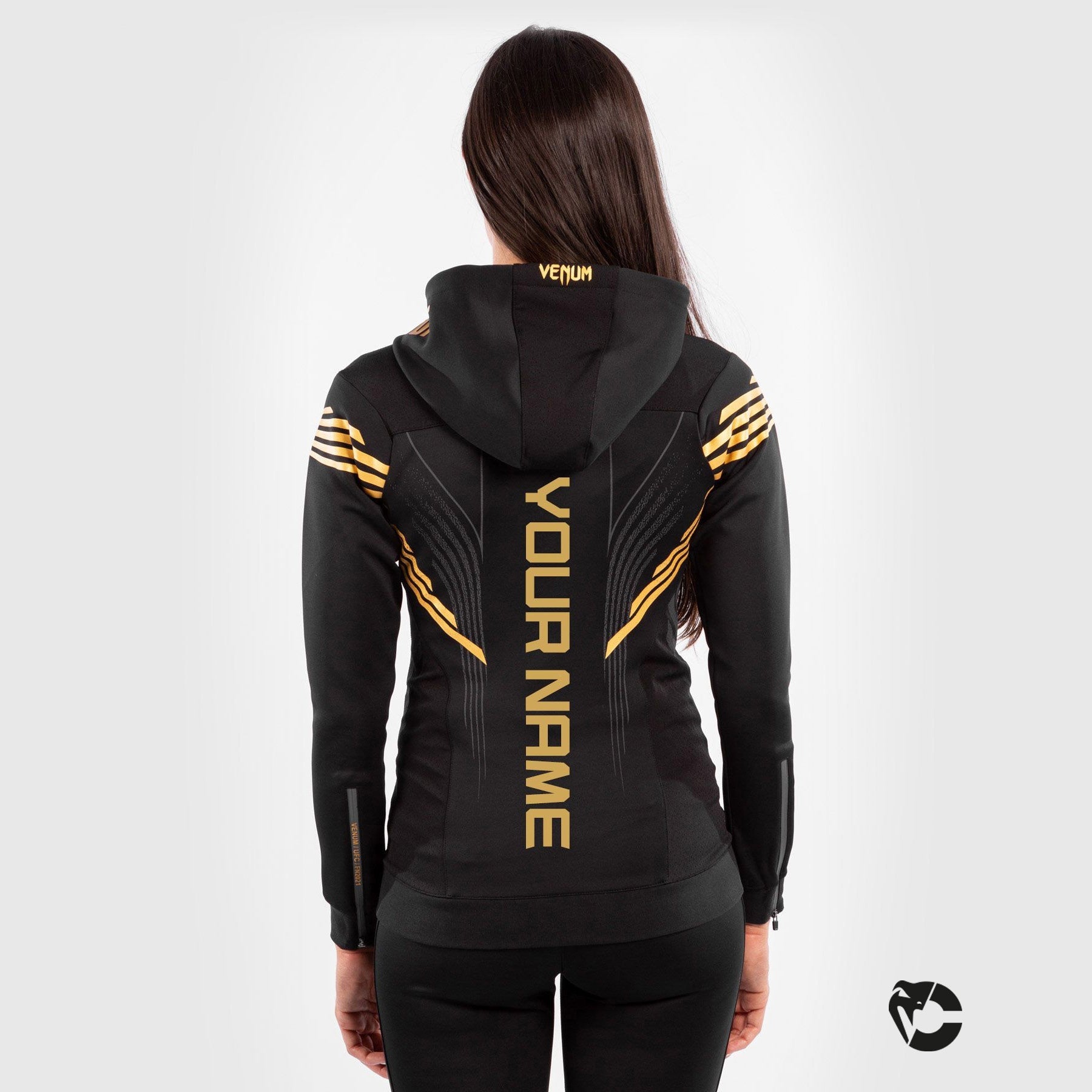 Sweatshirt à Capuche Femme Personnalisé UFC Venum Authentic Fight Night - Champion