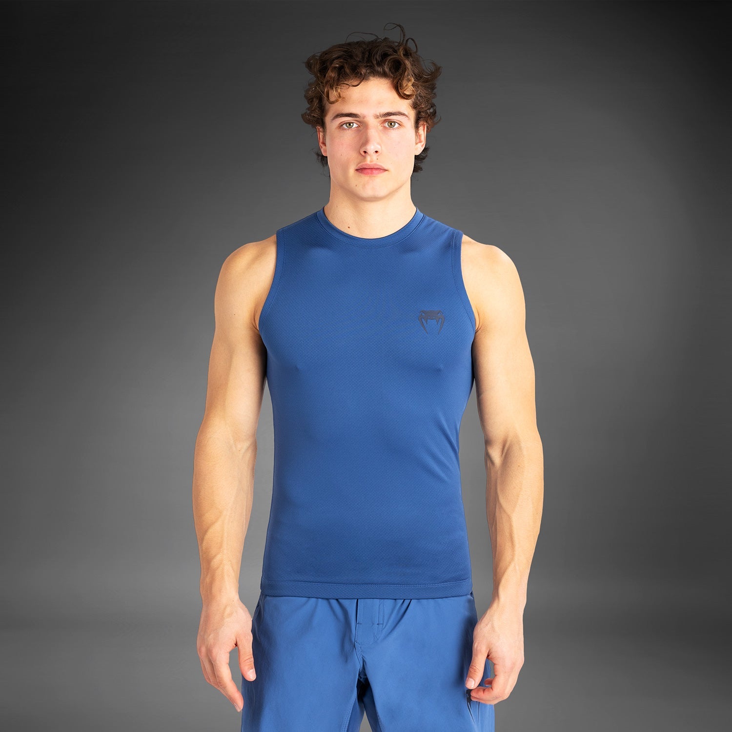 Rashguard sans manches pour hommes Venum Contender - Bleu
